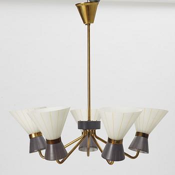 A ceiling light, mid 20th Century.