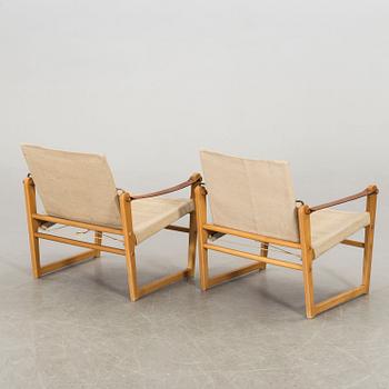 BENGT RUDA, fåtöljer, ett par, "Cikada", IKEA, formgiven 1964.