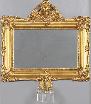 SPEGELLAMPETT, nyrokoko, 1800-talets andra hälft.