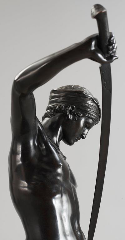 Jean Antonin Marius Mercié, "David vainqueur" (= The winner David).