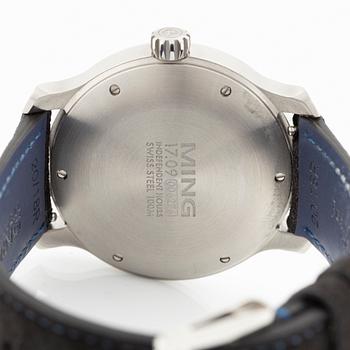 Ming, 17.09 Blue, wristwatch, 38 mm.