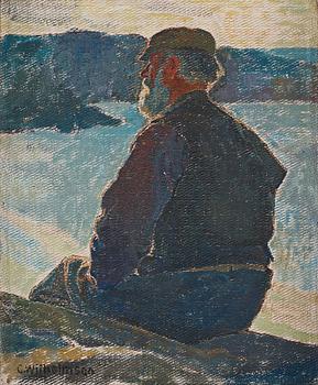 318. Carl Wilhelmson, Studie till "På berget".