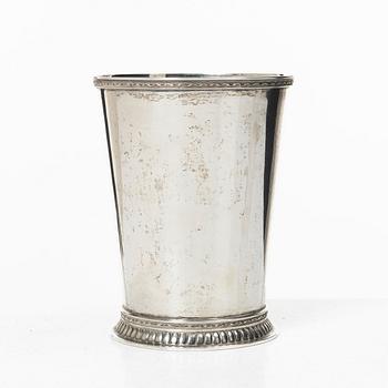 Eric Råström, bägare, silver, Råströms Silver- O Nysilverfabrik, Stockholm, 1949.