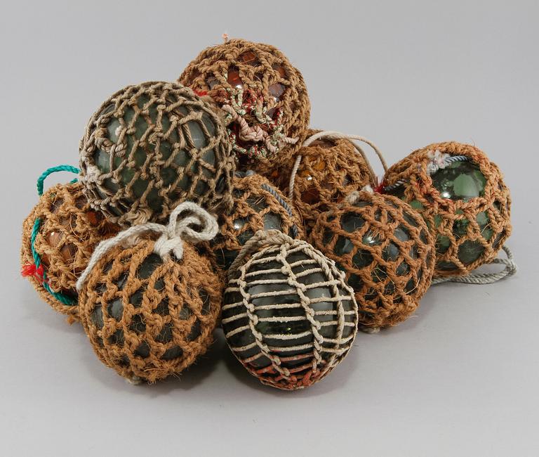 FLÖTEN, 10 st, glas, 1900-talets början samt slut.