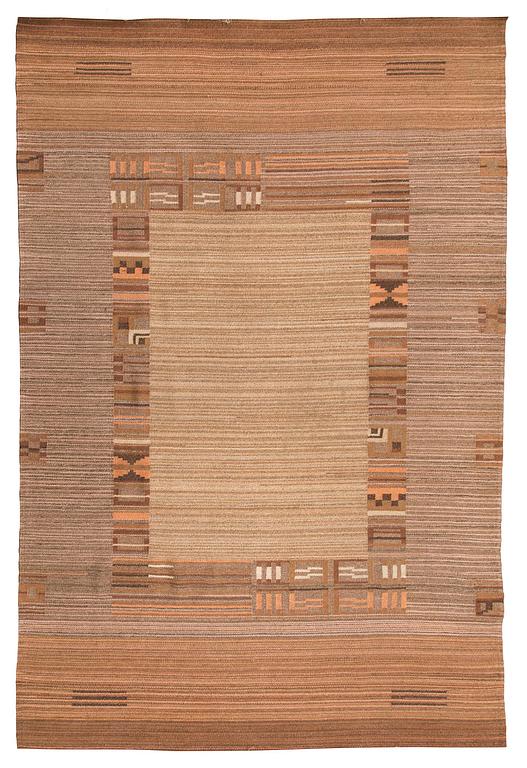 Impi Sotavalta, Karvalankamatto, Aaltosen Mattokutomo, Kiikka 1930-luku. Noin 285 x 195 cm.