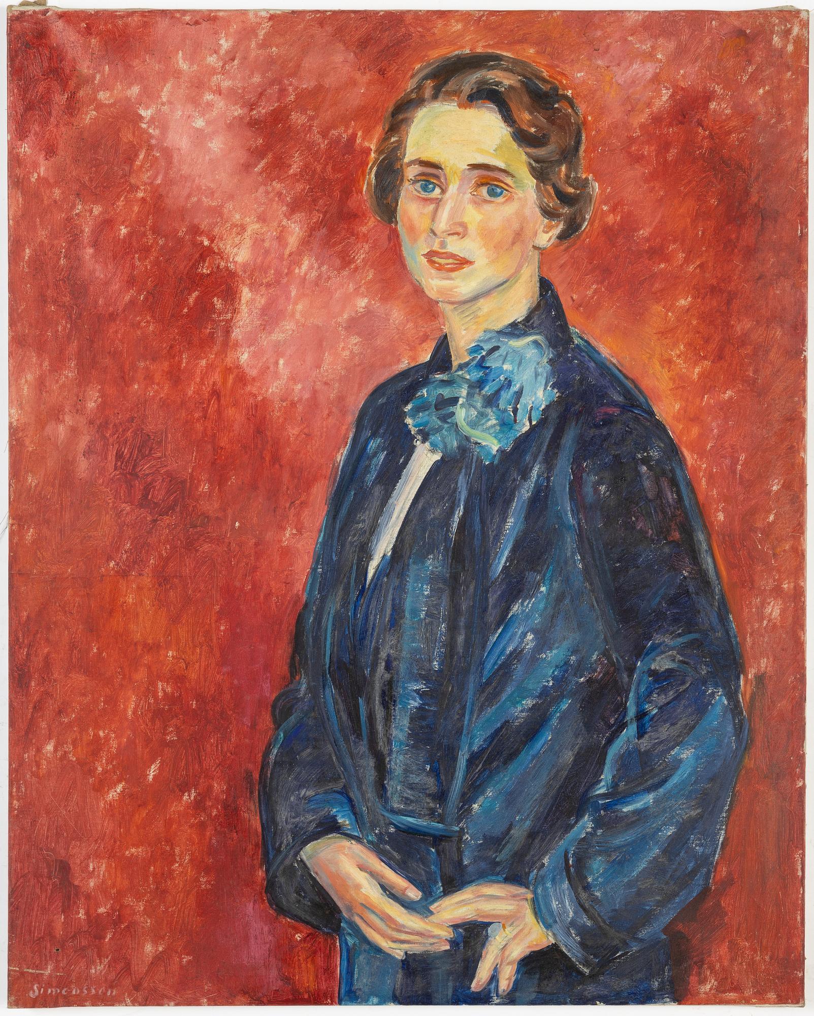 Birger Simonsson, oil on canvas, signed.