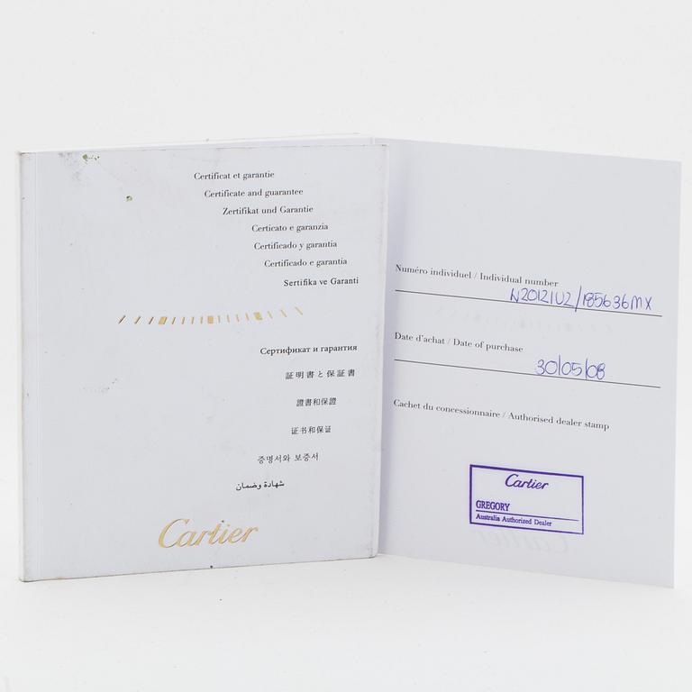 CARTIER, Santos 100, wristwatch, 38 x 38 mm.