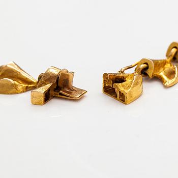 Björn Weckström, "Rolling waves", a 14K gold necklace. Lapponia 1968.