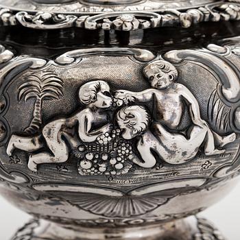 Joseph Angell, te- och kaffeservis, sterlingsilver, 7 delar, London 1817-1823.