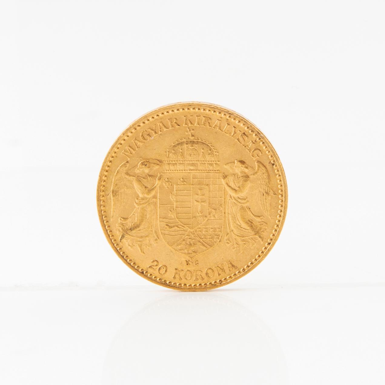 Gold coin 20 korona Austria/Hungary 1900 Franz Joseph I.