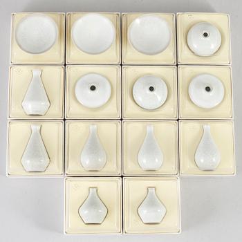 BERTIL LUNDGREN, 14 stoneware miniatures from Rörstrand.