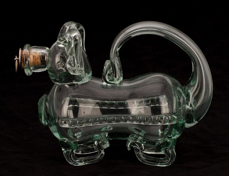 FYLLEHUND, glas, 1900-tal.