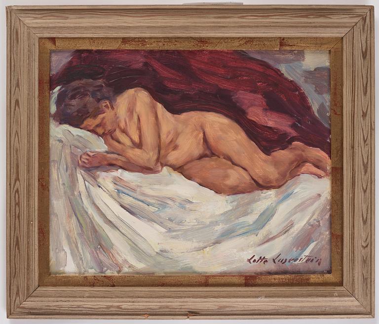 Lotte Laserstein, Portrait of a reclining woman.