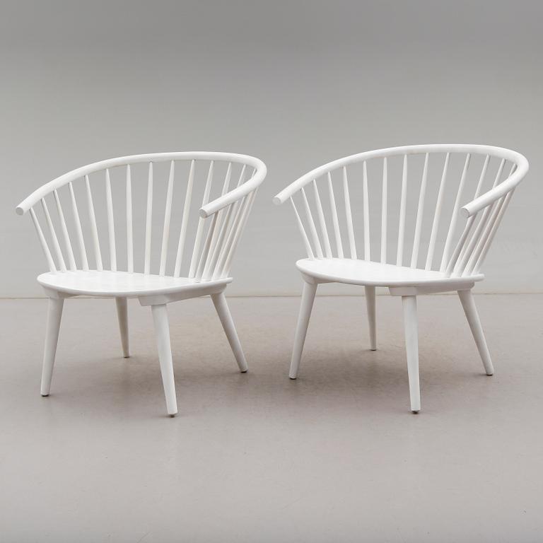 KARMSTOLAR, 1 par, "Eker", Gillis Lundgren, IKEA, 1960-tal.