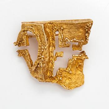 Björn Weckström, A 14K ogld brooch "Dinosaurus". Lapponia 1974.