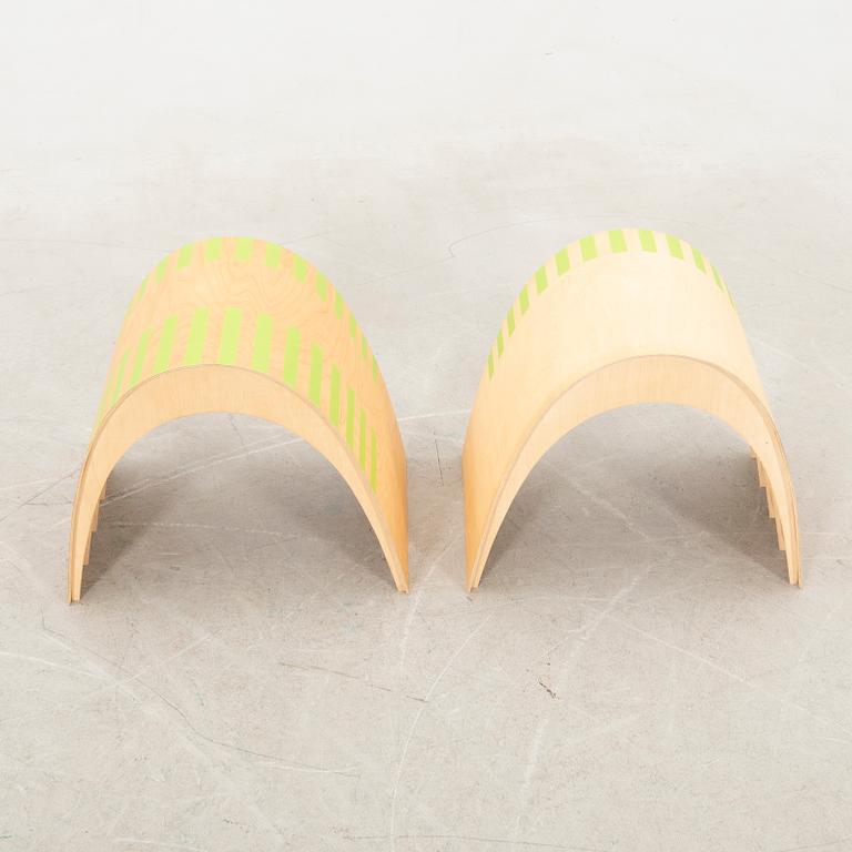 Maxjenny Forslund & Thomas Bentzen, stools 2 pcs 2001.
