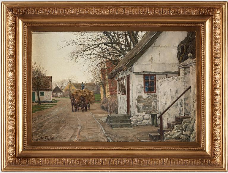 OLE RING,  Oil on canvas, signed.