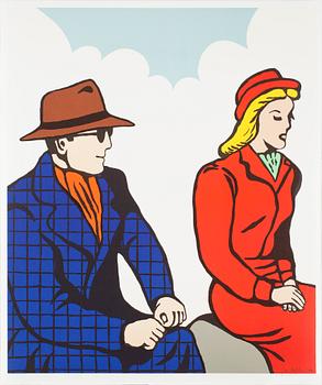 Jan Håfström · JAN HÅFSTRÖM, färglitografi, signerad, numrerad och daterad 1327/2000, 2003.