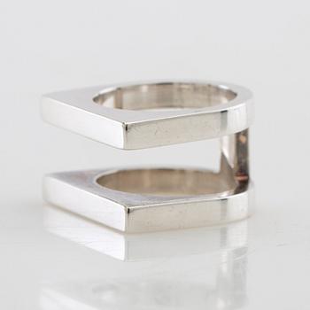 Georg Jensen, Ring "Aria" model no. 593E sterling silver.