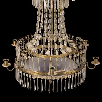 a chandelier from the first half of the 20th century.
