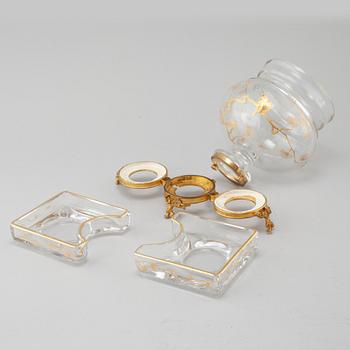 A table set in three pcs by Baccarat from the turn of the century 1900.