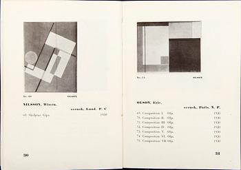 Exhibition catalogue, edited by Otto G. Carlsund, Stockholmsutställningen (Stockholm Exhibition), 1930.