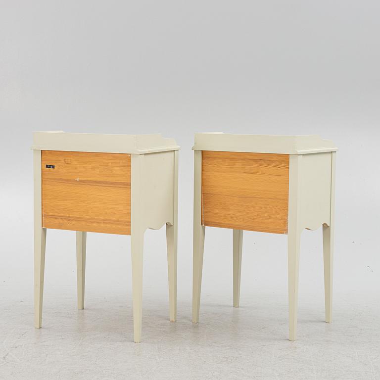 Nightstands, a pair, Gustavian style, contemporary manufacture.