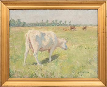 Carl Trägårdh, Cows in the Field.