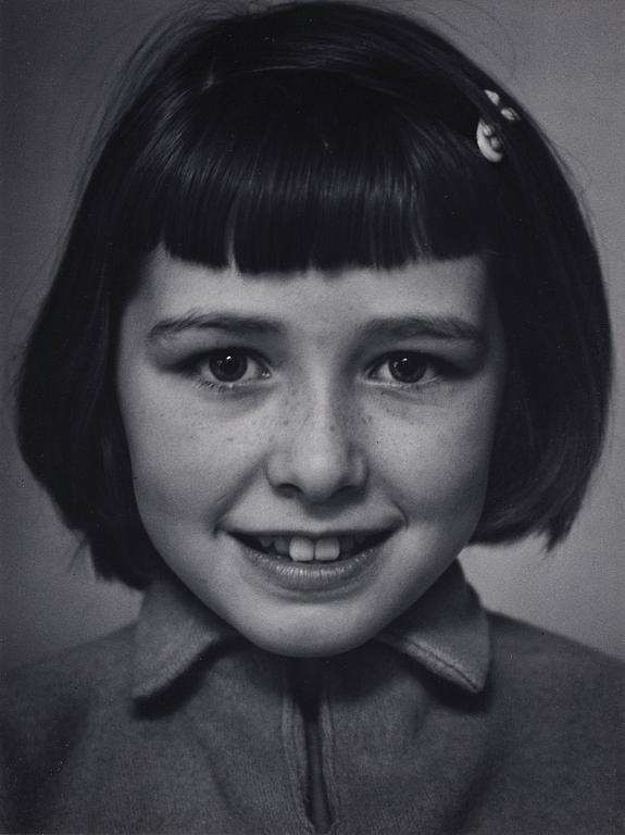 Ansel Adams, "Portrait - Girl", probably 1950's.