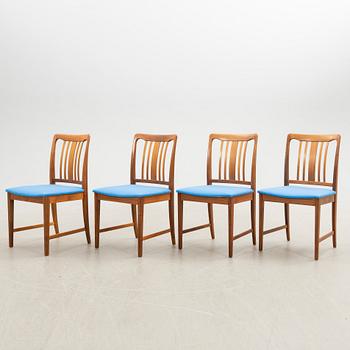 Chairs, 4 pcs, AB Linde Nilsson Lammhult, 1960s/70s.