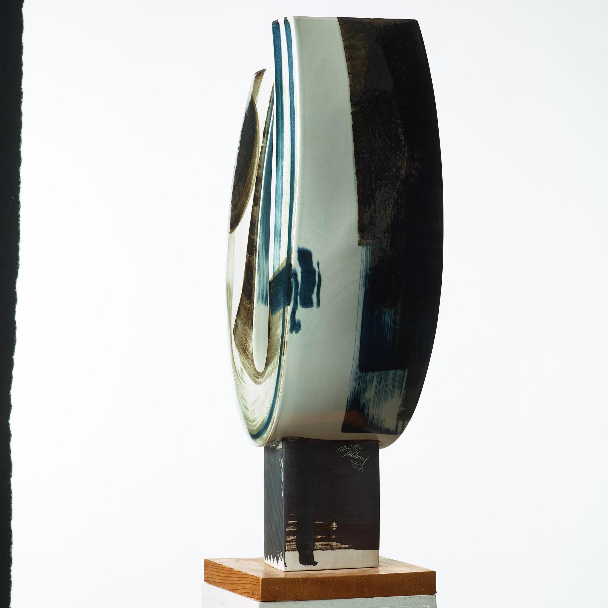 Carl-Harry Stålhane, A Carl-Harry Stålhane stoneware sculpture, Rörstrand, Sweden 1973.