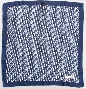 CHRISTIAN DIOR Scarf, Purse and Makeup Pouch.