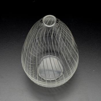 KONSTGLAS, signerad Tapio Wirkkala, Iittala.