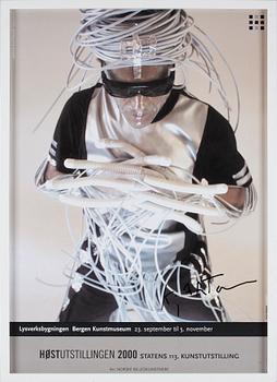 Kjartan Slettemark · KJARTAN SLETTEMARK, utställningsaffisch, Norge, 2000, sign.