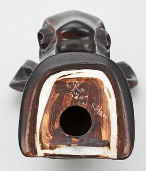 GUNNAR NYLUND, skulptur, stengods, Rörstrand. Sign o numr 83/200.
