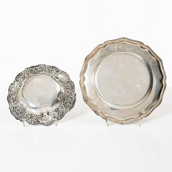 Fats, 3 pcs, silver, marked GAB, total weight approx. 400 g.