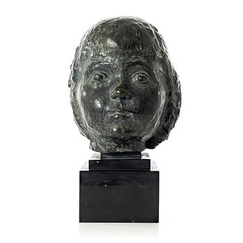 Gudmar Olovson, sculpture. Signed. Numbered. Foundry mark. Bronze, total height 40 cm, length 25 cm.