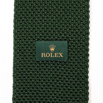 Rolex, tie, "Cravate tricot verte".