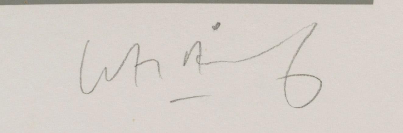 LASSE ÅBERG, colour lithographe and mixed media, signed and numbered 42/90.