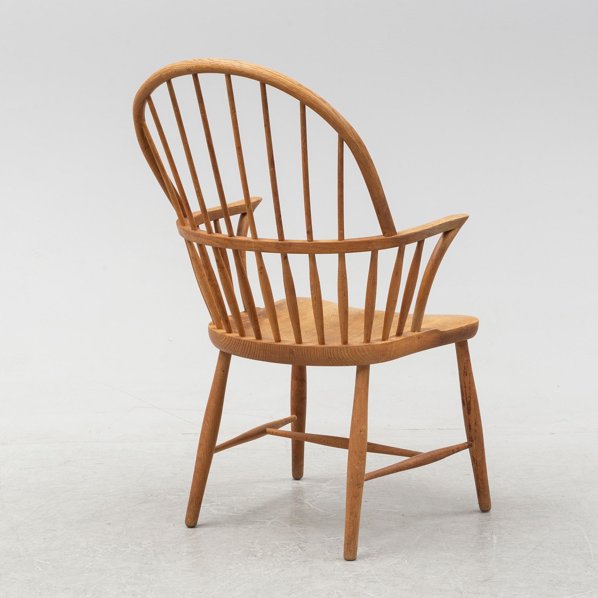 Frits Henningsen, an oak 'CH 18A' chair,  Carl Hansen & Son, Denmark.