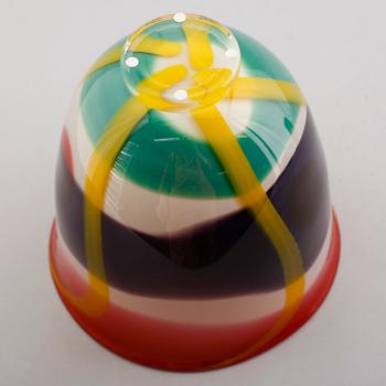VAS, glas, Berit Johansson, Sjöhyttan, signerad, daterad 1994.
