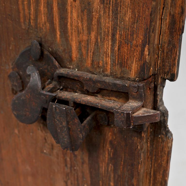 VÄGGSKÅP, allmoge, 1800-talets början.