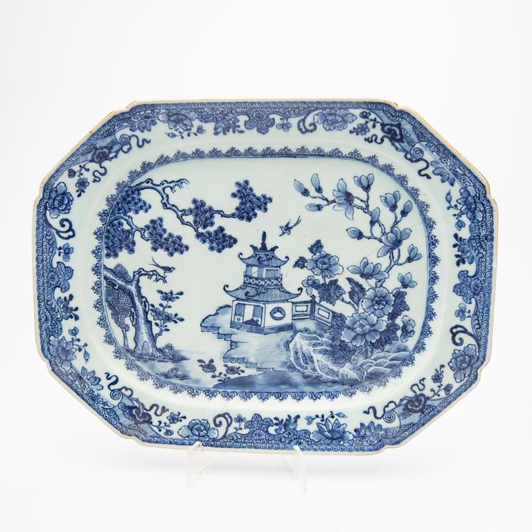 Parti porslin, 5 delar, Kina, 18/1900-tal.