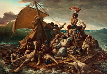 Jean-Louis-André-Théodore Géricault Efter, Medusas flotte.