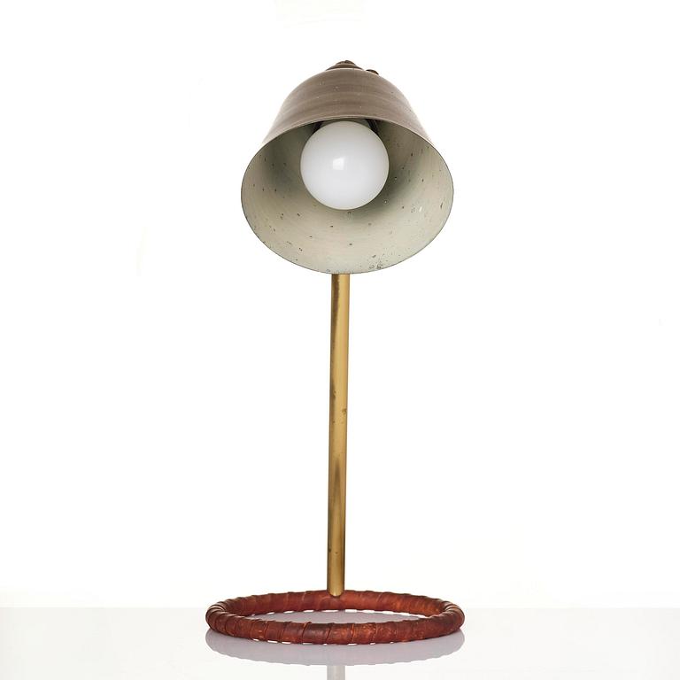 Hans Bergström, bordslampa, modell "711", ateljé Lyktan, Åhus, 1940-tal.