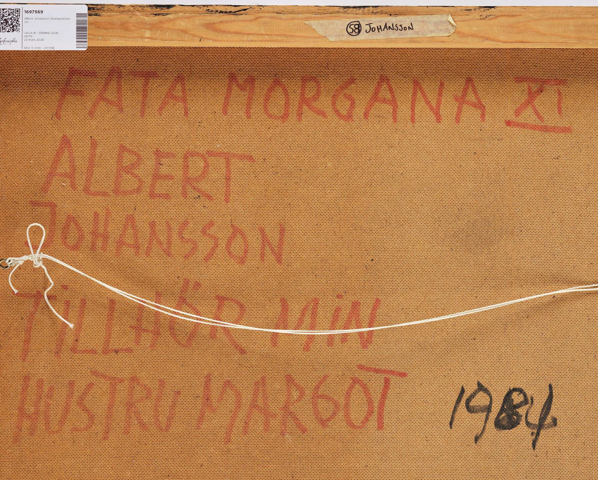 Albert Johansson, "Fata Morgana XI".