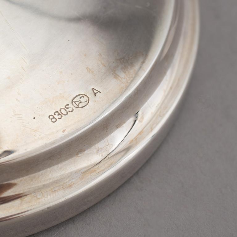PARTI SILVER, 6 delar, bl a W A Bolin, 1900-tal.