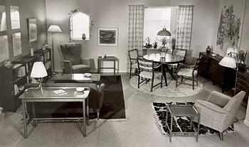 Bertil Brisborg, & Torsten Claeson (1893-1978), a table lamp, model, Triva "532-018", Nordiska Kompaniet, 1950s.