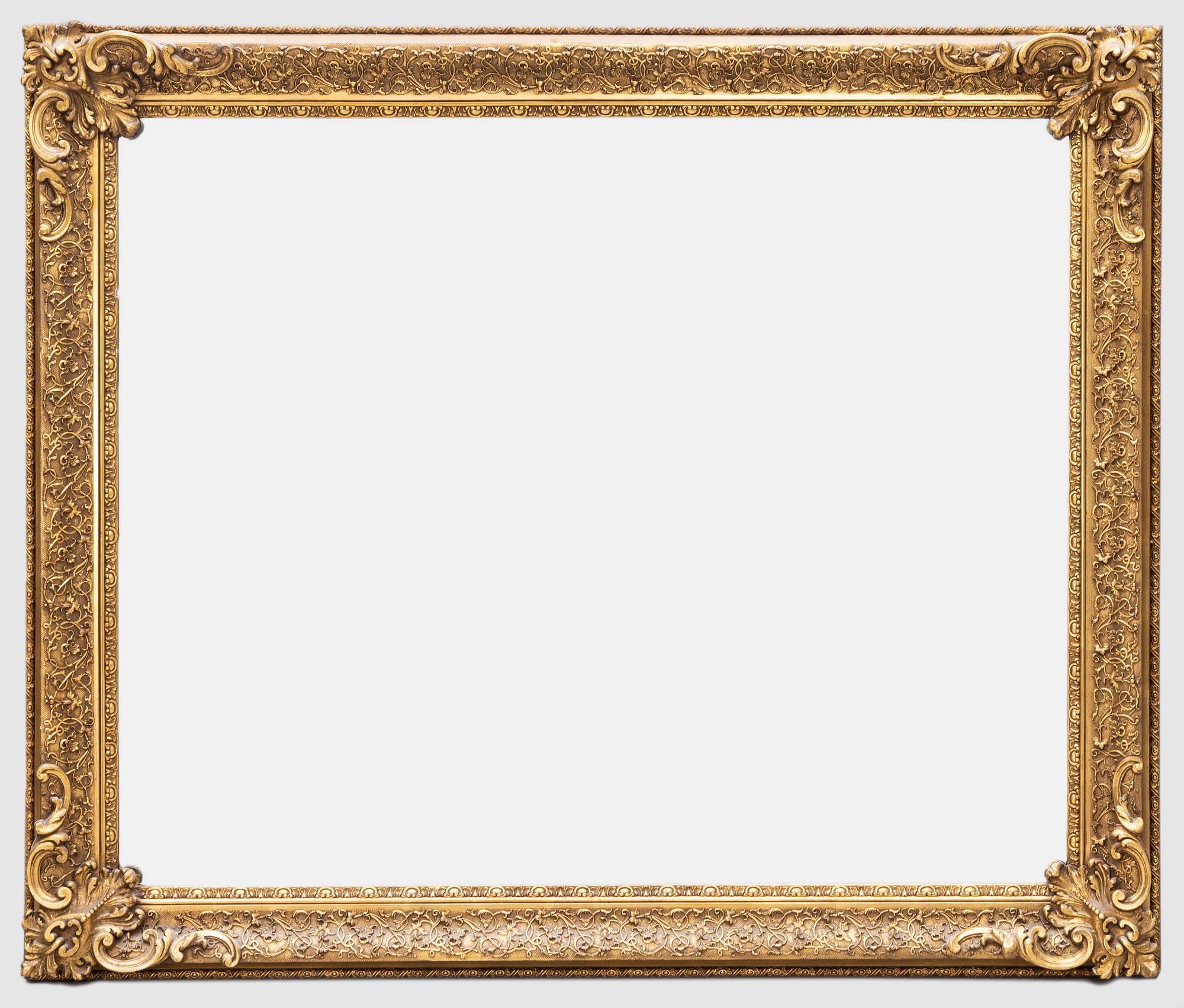 A frame/mirror, around the year 1900.