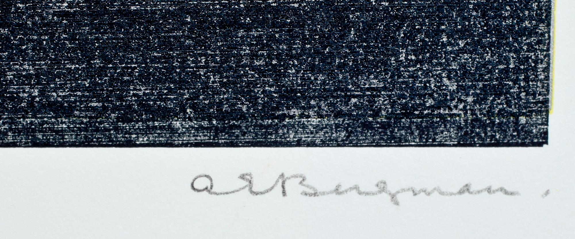 ANNA EVA BERGMAN, träsnitt, sign o numr 95/100.